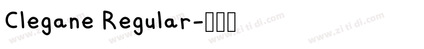 Clegane Regular字体转换